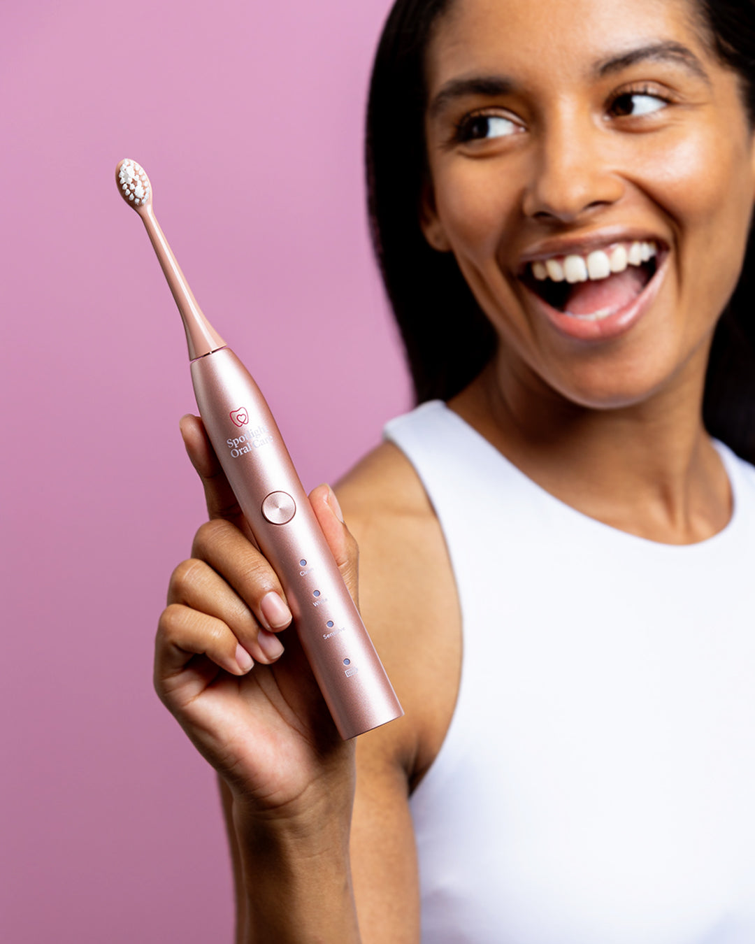 Rose Gold Sonic Electric Toothbrush