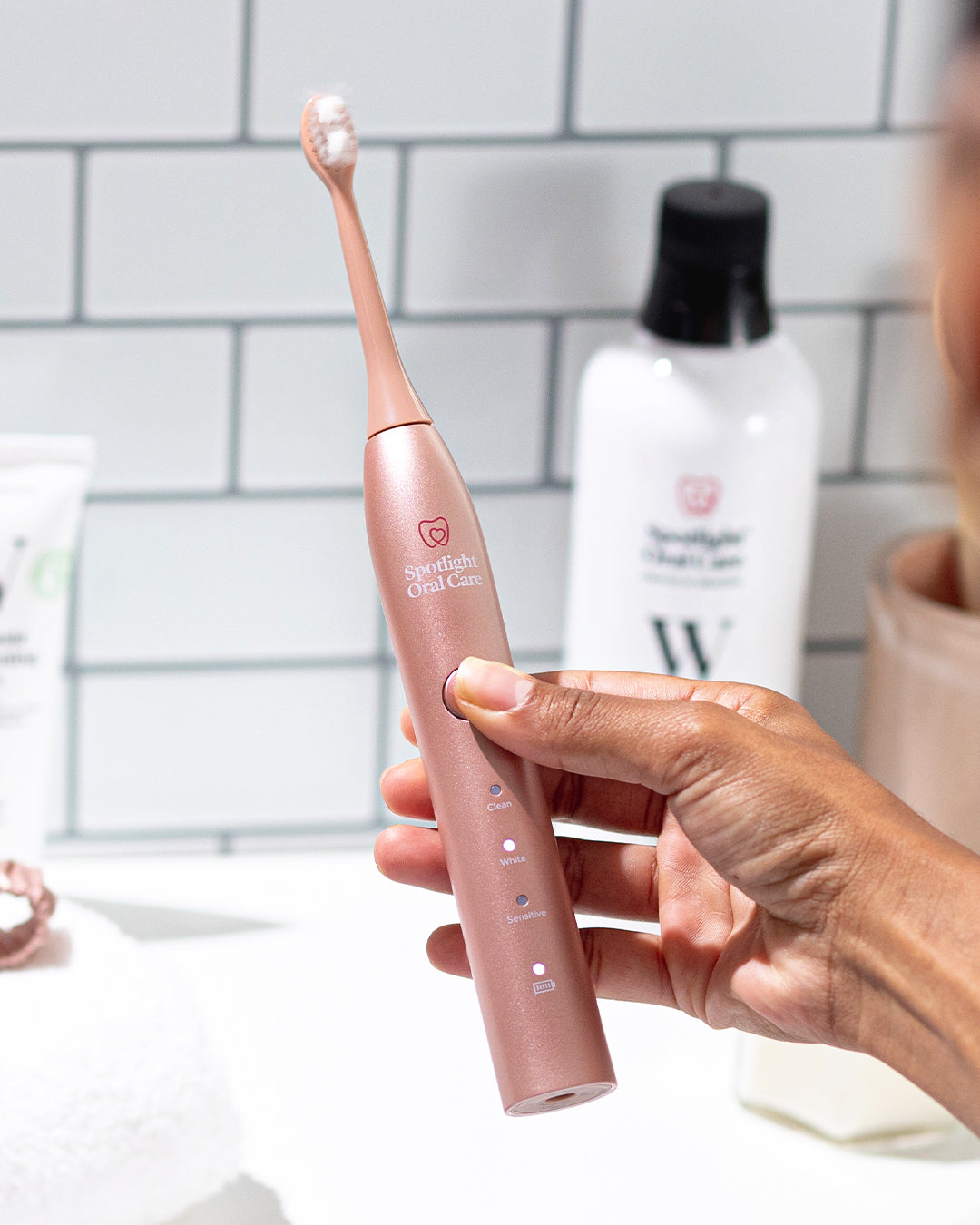 Rose Gold Sonic Electric Toothbrush
